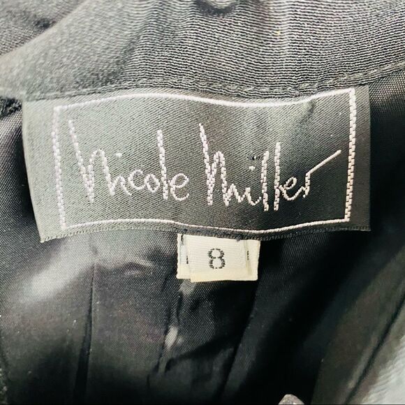 VTG 90s Nicole Miller/Anne Taylor Drop Waist Cocktail Dress - Picture 6 of 14